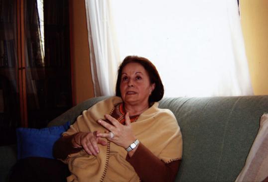 Jasna Tomičić u razgovoru za Personalni arhiv MDC-a; snimila Jozefina Dautbegović snimljeno 12. travnja 2006.